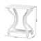 Baxton Studio End Table, 22 W, 15 L, 24 H, MDF, FIrwood, White 222-12595-ZORO - alternate 8